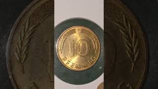 1981F Germany 10 Pfennig [upl. by Yhtamit]