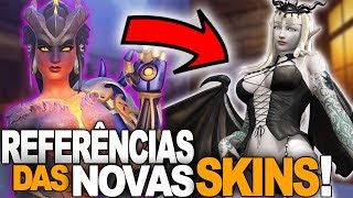 OVERWATCH  REFERÊNCIAS DAS NOVAS SKINS DO HALLOWEEN 2017  Central Overwatch Brasil [upl. by Sidoney]