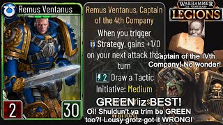 Horus Heresy Legions Remus Ventanus GREEN iz BEST [upl. by Affra]