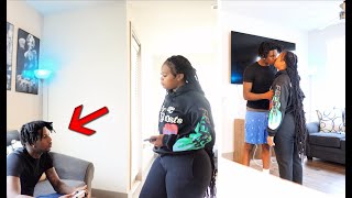 IGNORING MY GIRLFRIEND THEN KISSING HER TO SEE HOW SHE REACTS HILARIOUS [upl. by Adeirf]