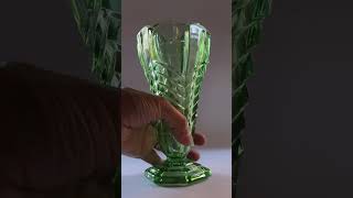 Vases  Davidsons Green 295 Pattern quotChevronquot Vase [upl. by Armillda]