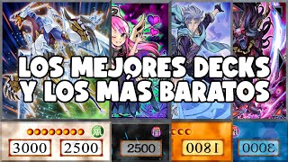 10 DECKS F2P para LLEGAR FÁCILMENTE a ND MÁX en la NUEVA COPA KC 2024  YuGiOh Duel Links [upl. by Brooking]