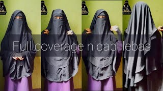 hijab style with niqab  nusrat tanzin  how to wear [upl. by Newby755]