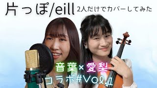 片っぽeill 2人でカバーしてみた♪愛梨🎻×音葉🎤コラボ Vol1 [upl. by Ainoet]