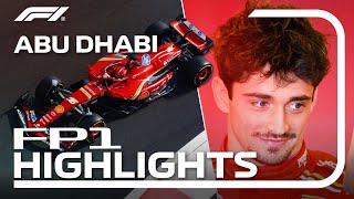 FP1 Highlights  2024 Abu Dhabi Grand Prix [upl. by Aenil]