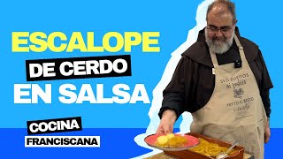 Escalope de cerdo en salsa [upl. by Eniowtna]