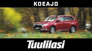 Koeajo Mitsubishi Outlander PHEV Instyle 4WD 2018  Tuulilasi [upl. by Yrdnal]