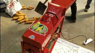 maize thresher corn thresher corn maize threshing machine [upl. by Hakkeber]