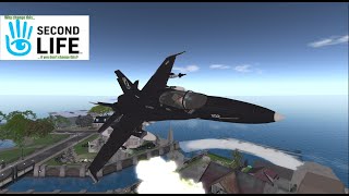 SecondLife SL（セカンドライフ）内でドライブ配信 20240420 Nav HUD [upl. by Vyse]