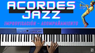 Acordes De Paso  Jazz  Tutorial Para Piano [upl. by Ardnajela]