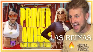 Reacción Maria Becerra Ivy Queen  PRIMER AVISO Official Video [upl. by Mylander873]