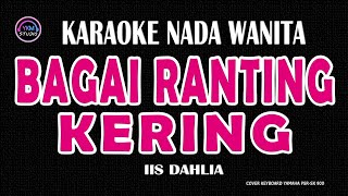 BAGAI RANTING YANG KERING  Karaoke Nada Wanita  IIS DAHLIA [upl. by Haggerty922]