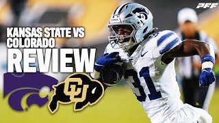 Kansas State vs Colorado Review  PFF Grade Release Show [upl. by Nahpets]