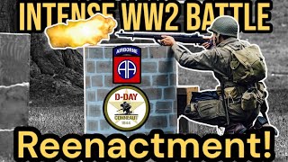 Intense Paratrooper battle at DDay Ohio 2024  Battle for the La Fière bridge part 2 [upl. by Lyman747]