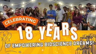 Celebrating 18 years of Empowering Bioscience Dreams Biotecnika Turns 18 Today celebration [upl. by Baptist]