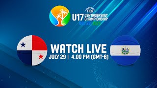 Panama v El Salvador  Full Basketball Game  Centrobasket U17 Championship 2023 [upl. by Eutnoj796]