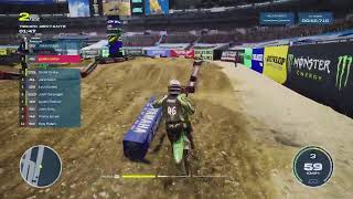 Monster energy supercross 6 PS5 4K trayectoria GP StLouisMO [upl. by Notac]