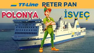 Polonya İsveç TTLine Peter Pan Gemisi  TTLine Peter Pan Ferry Baltic Sea [upl. by Porush]