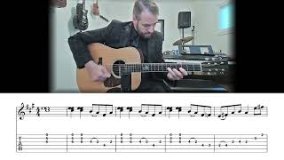 Cripple Creek  Bluegrass Flatpicking Guitar Lesson Sheet Music  TAB [upl. by Narej]