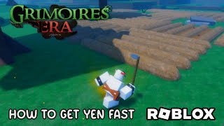 How To Get Yen Fast In Roblox Grimoires Era [upl. by Aryek]