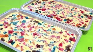 CHAROLA DE GELATINA MOSAICO PARA 100 PERSONAS IDEAL PARA VENTAS O FIESTAS [upl. by Abert568]