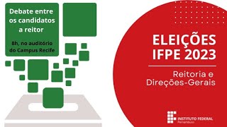 IFPE │ ELEIÇÕES IFPE 2023 [upl. by Millan]