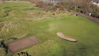 Prestwick Golf Club  Hole 1 [upl. by Ecnerewal473]