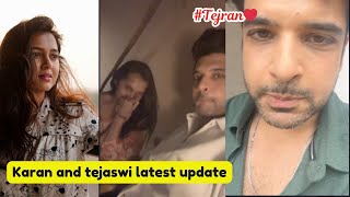 Tejaswi prakash and karan kundra new update  tejran  karan kundra  tejaswi prakash [upl. by Asli]