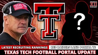 Texas Tech Football News Latest Recruiting Rankings  Red Raiders Land Portal TE College Football [upl. by Ajidahk]