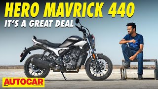 Hero Mavrick 440 review  Price design features performance  First Ride  Autocar India [upl. by Hanae550]