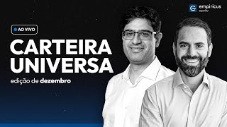 AO VIVO  A BOLSA PODE CONTINUAR SUBINDO A INFLAÇÃO ERA PASSAGEIRA  CARTEIRA UNIVERSA [upl. by Emanuele]