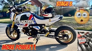 First Time Riding My Honda Grom SP With New DHM Performance Mods [upl. by Ecar]