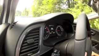 SEAT Leon 5F FR 20 TDI 184 HP  135 kW 0120 kmh Acceleration [upl. by Nadean]