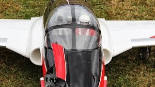 Canadair CL41 Tutor RC Sport Jet CARF Models [upl. by Hgielah946]