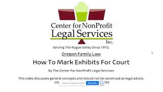 How To Mark Exhibits For Court [upl. by Ailsa]