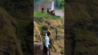 Thalapathy waterfalls from varisu movie✅🍀📍 travel explore waterfall trending viralvideo 😲 [upl. by Lezley394]