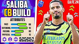 OVERPOWERED BEST SALIBA CB BUILD EA FC 24 Pro Clubs [upl. by Hamford]