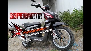 Modifikasi XRide 125 2018 SUPERMOTO masih kinyis [upl. by Nauqed]