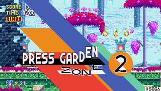 Sonic Mania  Press Garden Zone Act 2 Special Stage Rings [upl. by Claus]