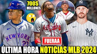 710 MILLONES PARA JUAN SOTO ACUÑA JR FUERA DE MLB PETE ALONSO A YANKEES GLEYBER DESPEDIDO MLB [upl. by Akoek]