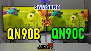 SAMSUNG QN90B vs QN90C Neo QLED Mini LED Smart TVs 4K  ¿Cuál deberías comprar [upl. by Alatea]