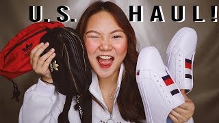 US SHOPPING HAUL ADIDAS KATE SPADE TOMMY  STARBUCKS GIVEAWAY  ASHLEY SANDRINE [upl. by Annairoc111]