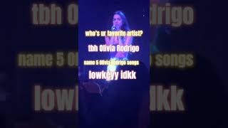 Olivia Rodrigo songs oliviarodrigo livies fyp [upl. by Wons]