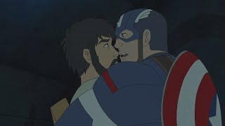 Avengers Assemble  Tony and Steve Moments Season 234 [upl. by Nessnaj]