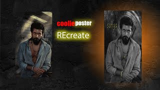 coolie movie poster recreation vedio [upl. by Eelana]