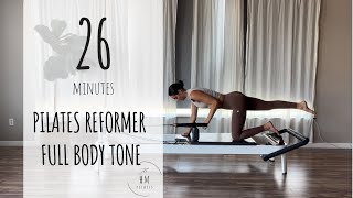 Pilates Reformer  Intermediate Pilates  Full Body Workout [upl. by Thayne]