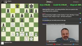 August 25 2019 Stream Analysis Nakamura vs Carlsen [upl. by Devlin]