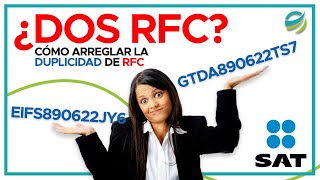 ►🔥¿DOS RFC ¿Cómo arreglar la duplicidad de RFC🔥 [upl. by Nennek208]