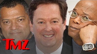 Samuel L Jackson DESTROYS News Anchor  Im Not Laurence Fishburne YOU MORON  TMZ [upl. by Eerpud]