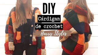 DIY Cardigan de Crochet  Harry Styles Inspired  Monica Beneyto [upl. by Zile]